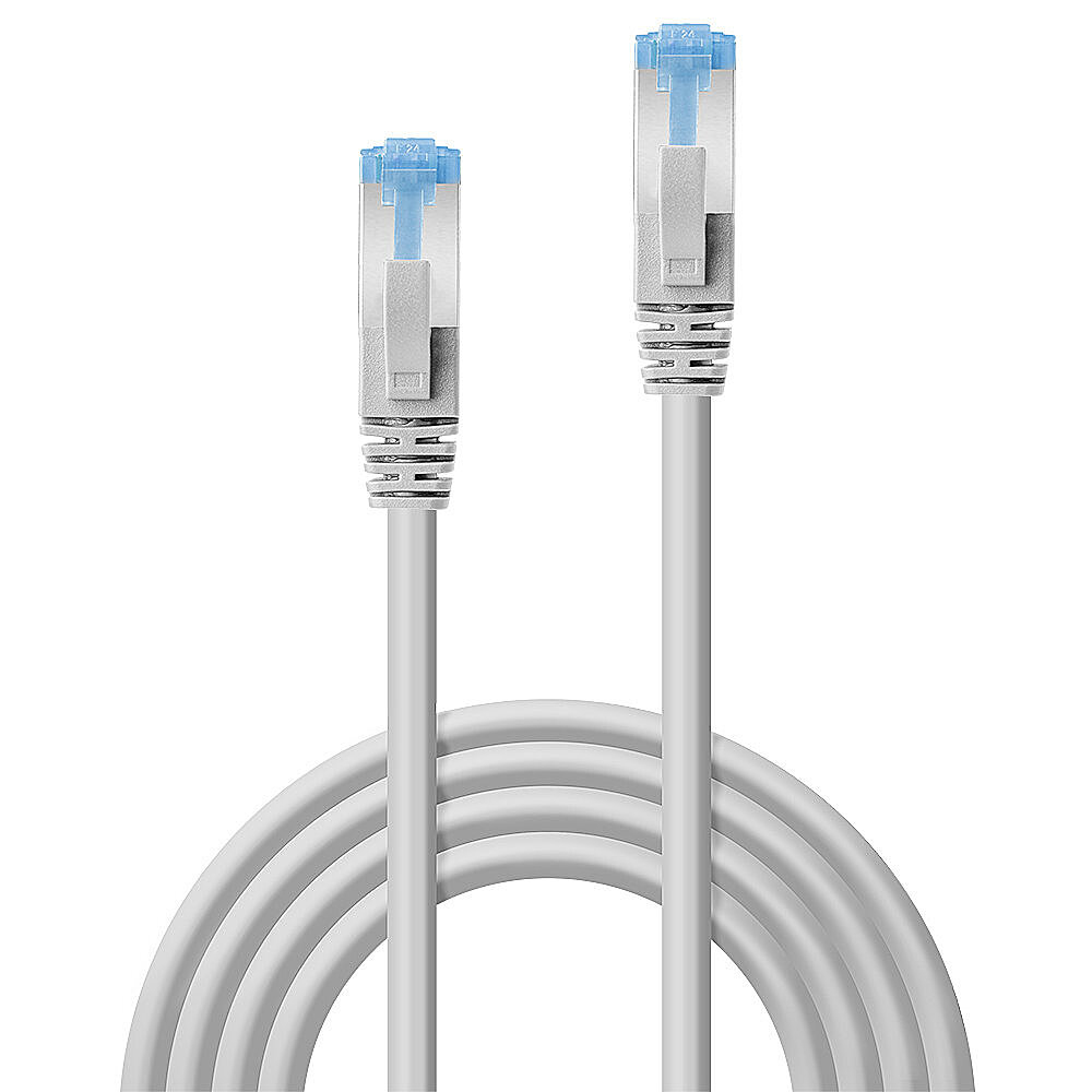 LINDY Patchkabel Cat.7 S/FTP LSZH Kabel, grau 10pcs 1m