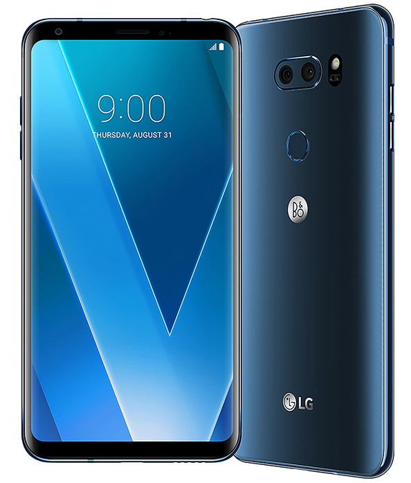 LG V30 LGH930 15.2 cm (6") Android 7.1.2 4G USB Type-C 4 GB 64 GB 3300 mAh Blue – image 1