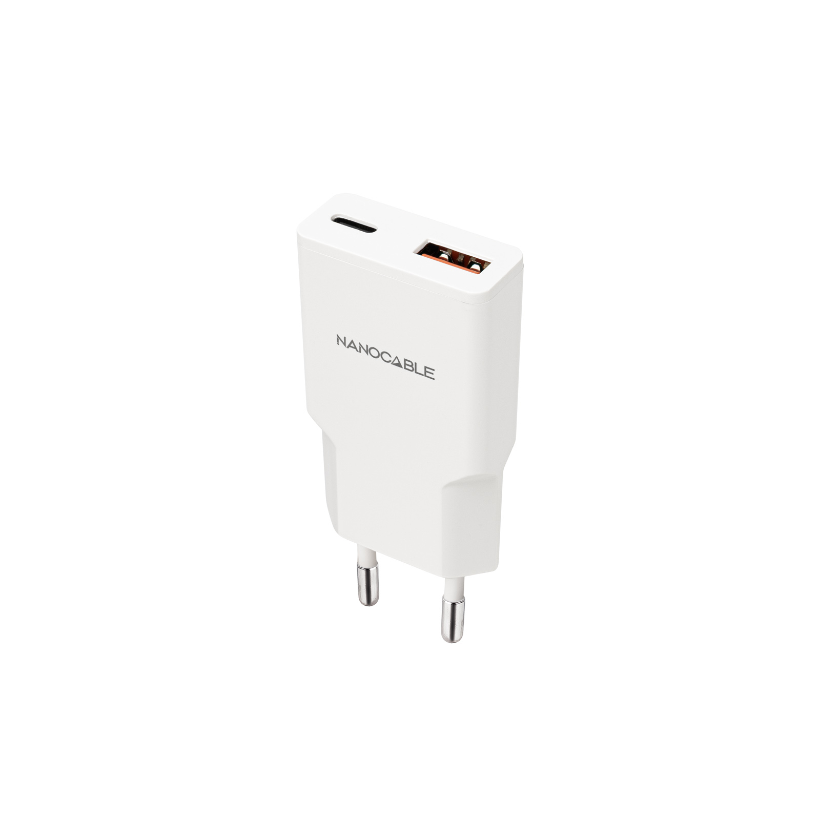 Nanocable 10.10.2028 mobile device charger Smartphone White AC Fast charging Indoor