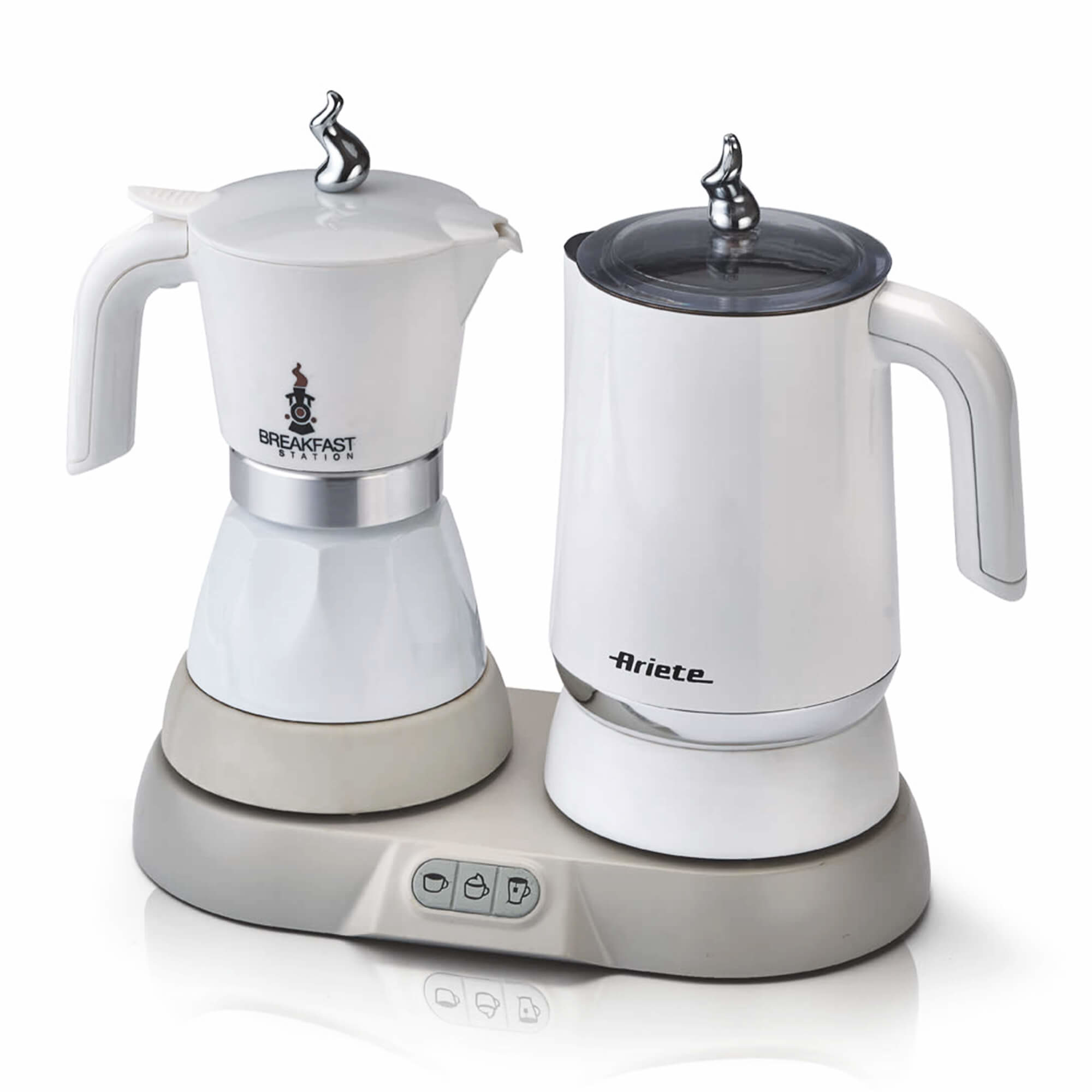 Ariete 1344 Breakfast Station, 3 products in 1: Moka Pot, Kettle, Hot and Cold Milk Frother – image 1