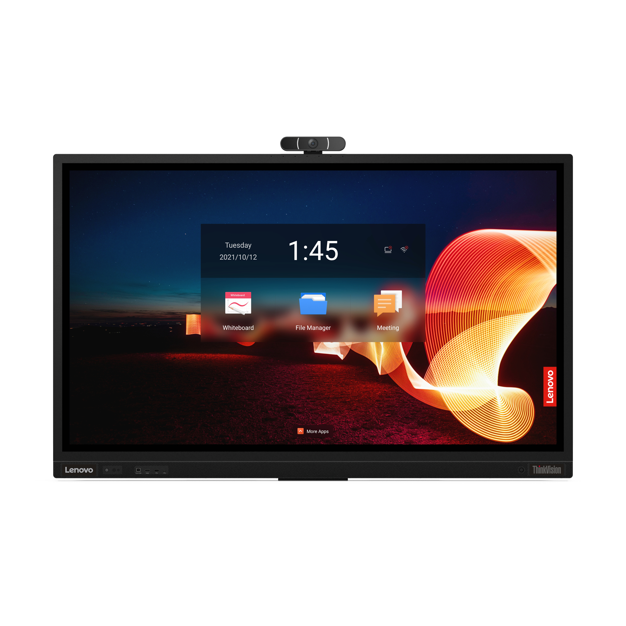 Lenovo T65 Pannello piatto per segnaletica digitale 1651 cm (65") LED Wi-Fi 400 cd/m 4K Ultra HD Nero Touch screen Processore i