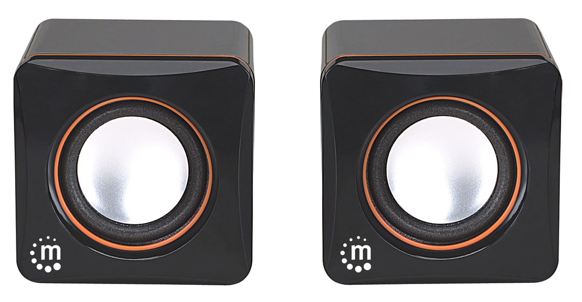 Manhattan 2600 Series Speaker System (Promo), Small Size, Big Sound, Two Speakers, Stereo, USB power, Output: – image 3