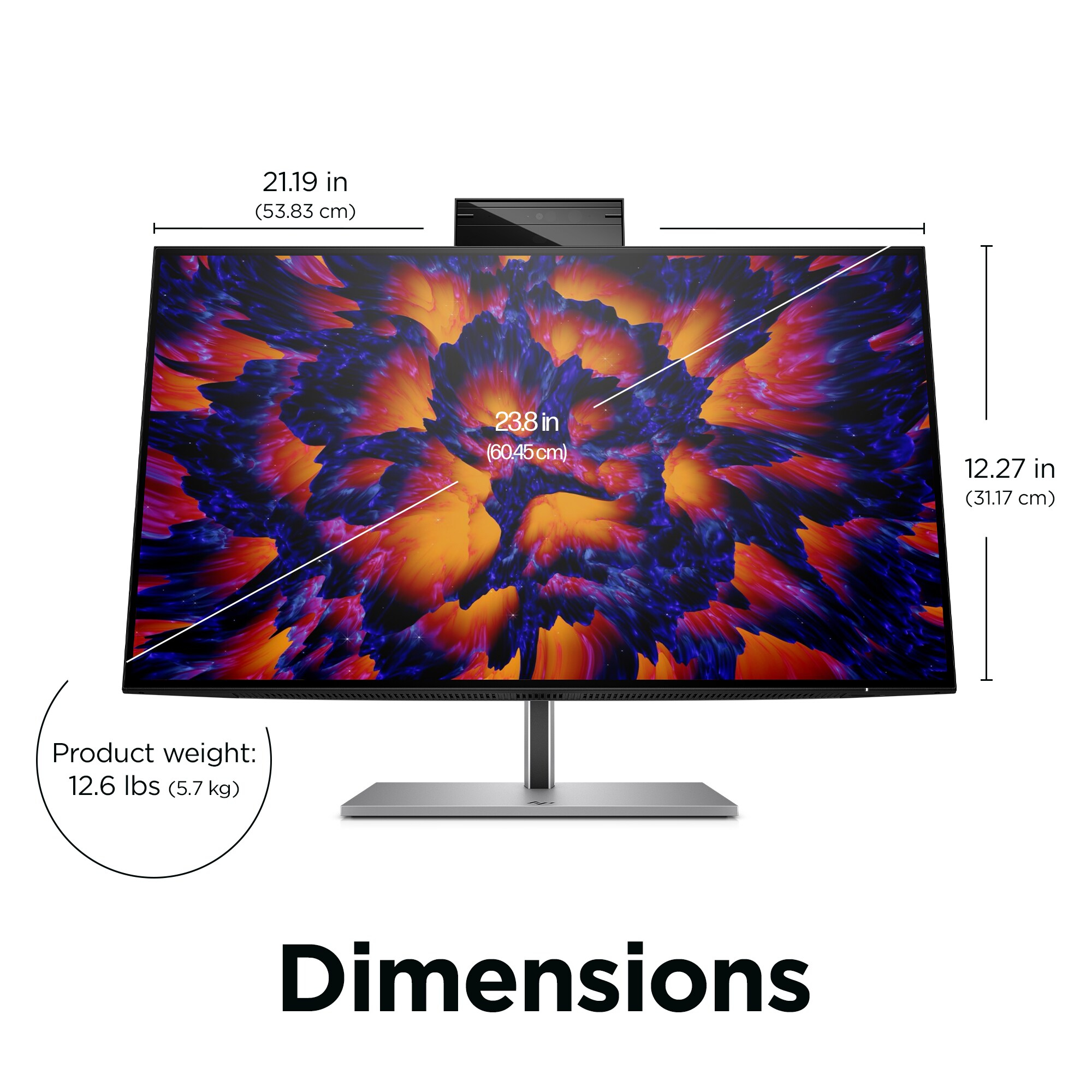 HP Z24m G3 QHD Conferencing Display – image 6