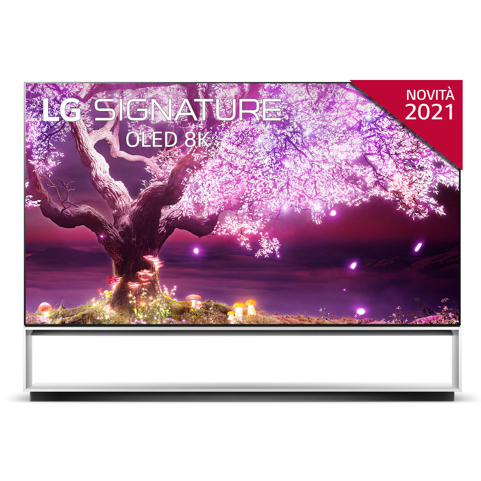 LG OLED88Z19LA 2.24 m (88") 8K Ultra HD Smart TV Wi-Fi Silver