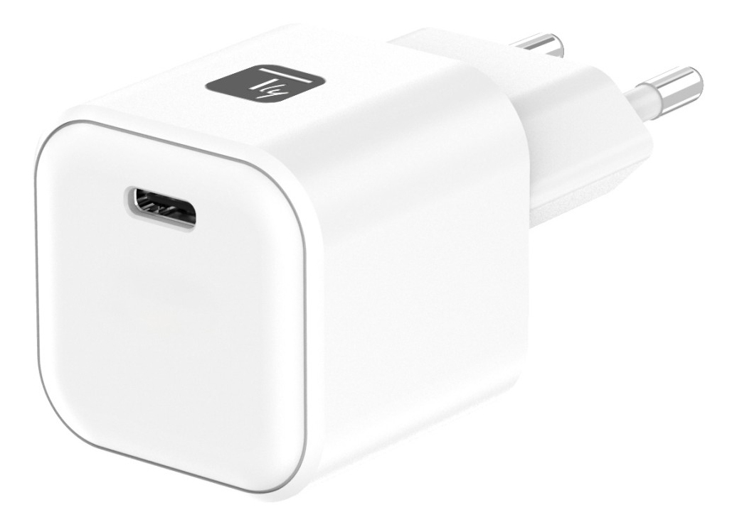 Techly IPW-USB-G65C mobile device charger Universal White AC Fast charging Indoor – image 1