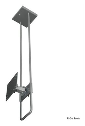 R-Go Tools R-Go Top Down Wall Mount, up to 27", Max weight 10kg, adjustable, silver