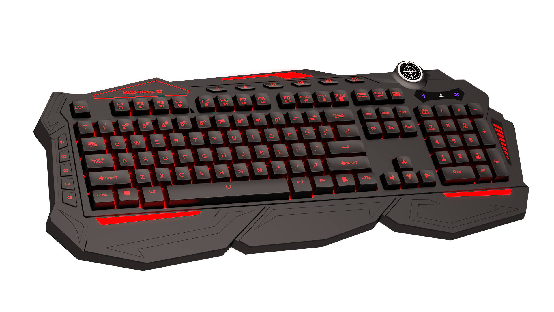 Mars Gaming MK3 keyboard USB Black – image 2