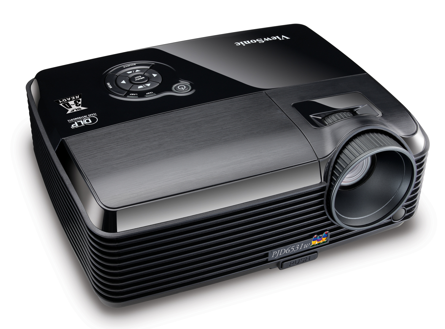 Viewsonic PJD6531W data projector 3200 ANSI lumens DLP WXGA (1280x800) Black – image 2
