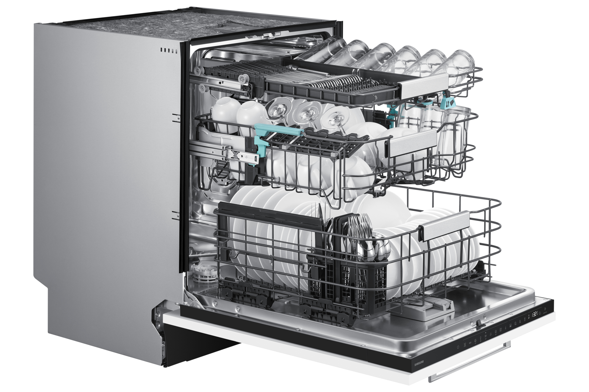 Samsung DW90H79H1B0U1 dishwasher Fully built-in 14 place settings – image 6