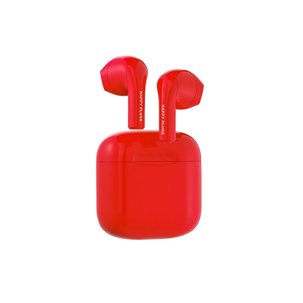 Happy Plugs JOY Headphones True Wireless Stereo (TWS) In-ear Calls/Music/Sport/Everyday Bluetooth Red image 1