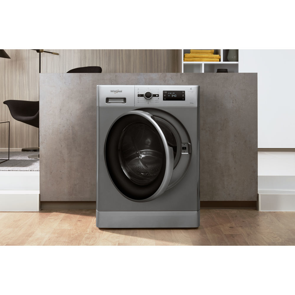 Whirlpool FWDG96148SBS washer dryer Freestanding Front-load Silver – image 2