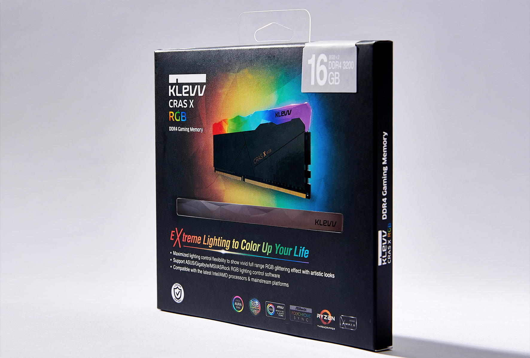 Klevv 16GB CRAS X RGB GAMING RAM MODULE DDR4 3200MT/s PC4-25600 UNBUFFERED NON-ECC – image 7