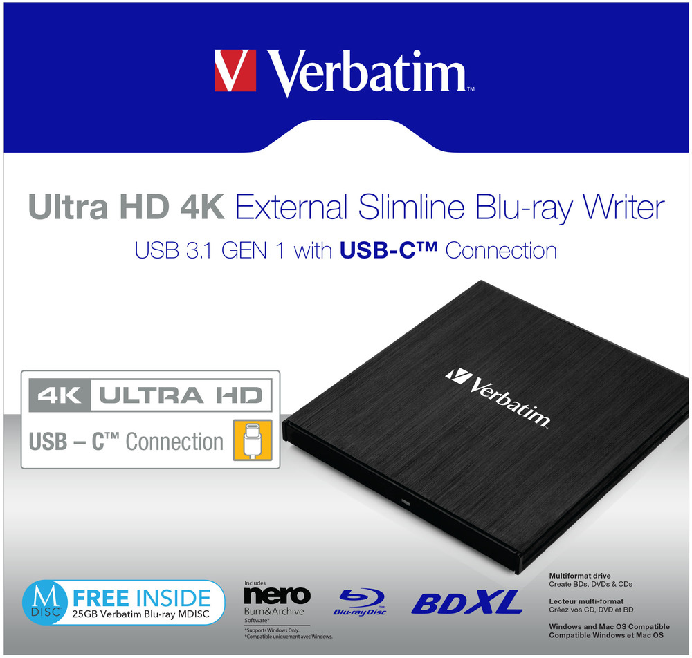Verbatim 43888 optical disc drive Blu-Ray DVD Combo Black – image 6