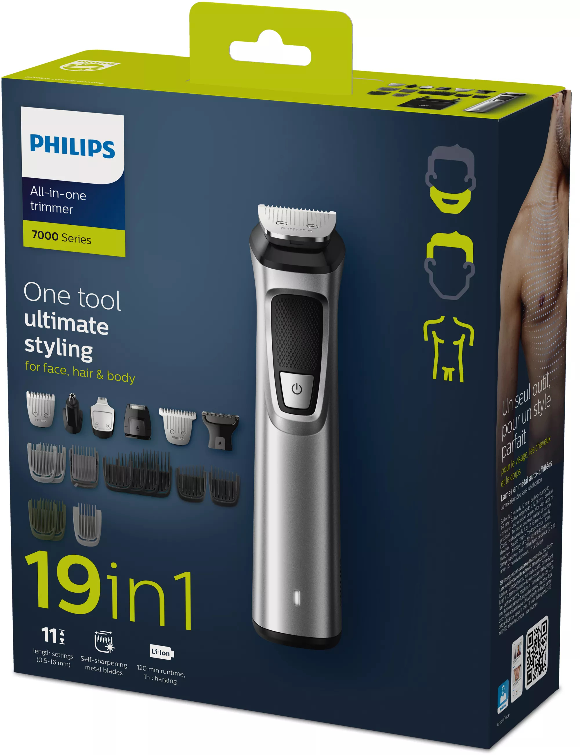 Philips MULTIGROOM Series 7000 MG7736/25 19-in-1, Face, Hair and Body – image 2