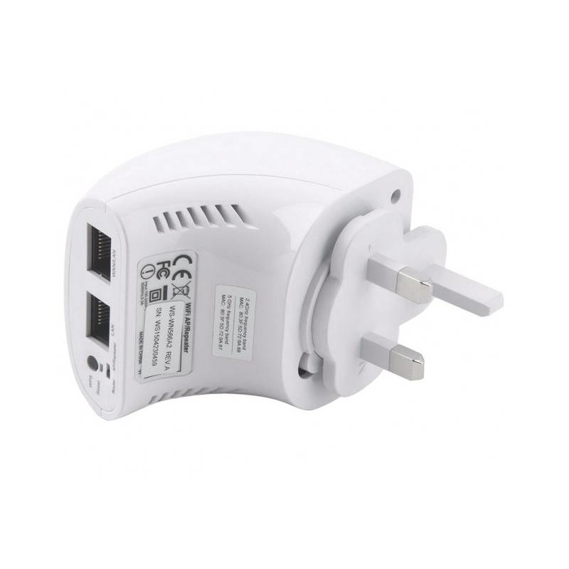 Techly Mini WiFi Router 750Mbps Dual Band Repeater Repeater5 with UK plug I-WL-REPEATER5/UK – image 4