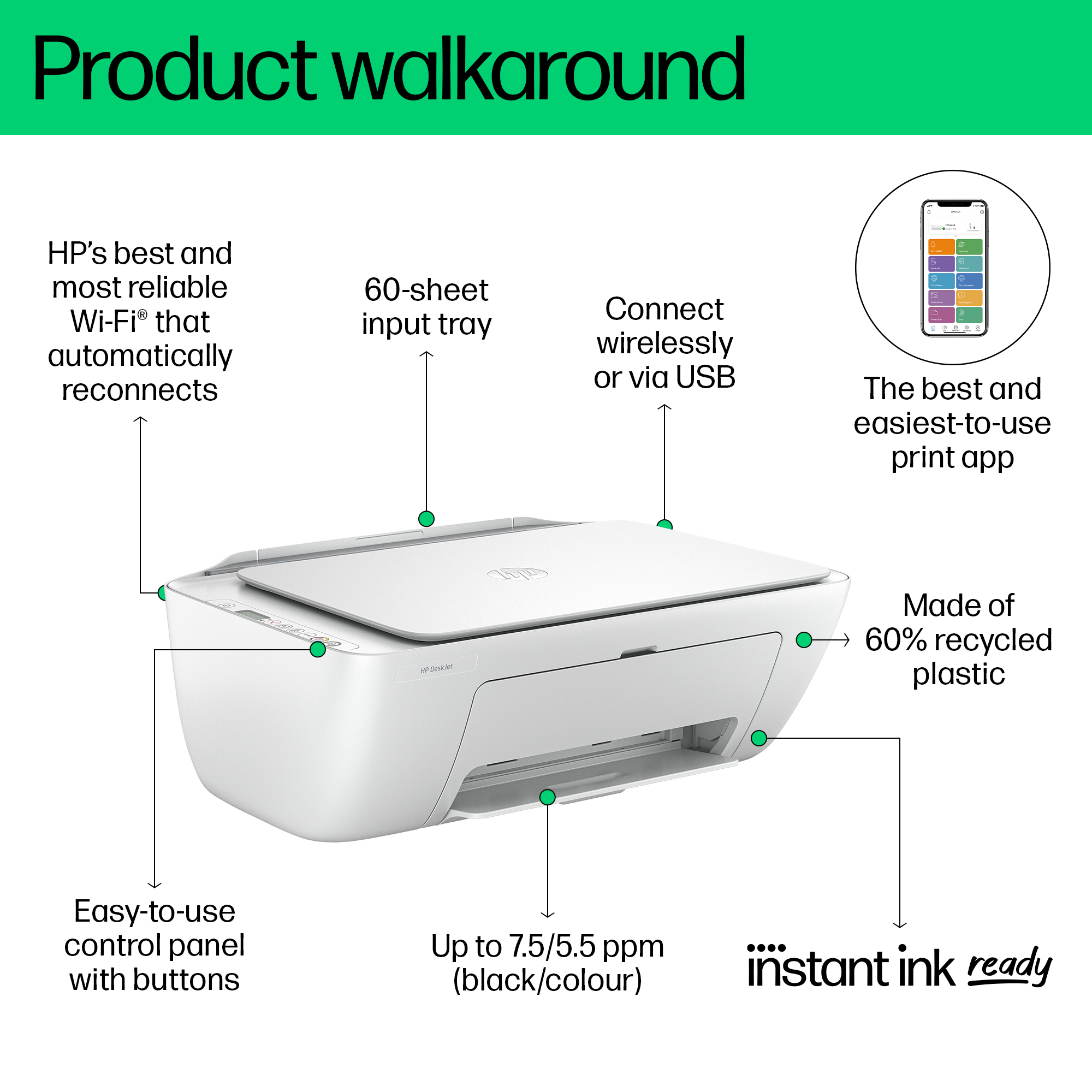 HP DeskJet 2810e All-in-One Printer – image 5