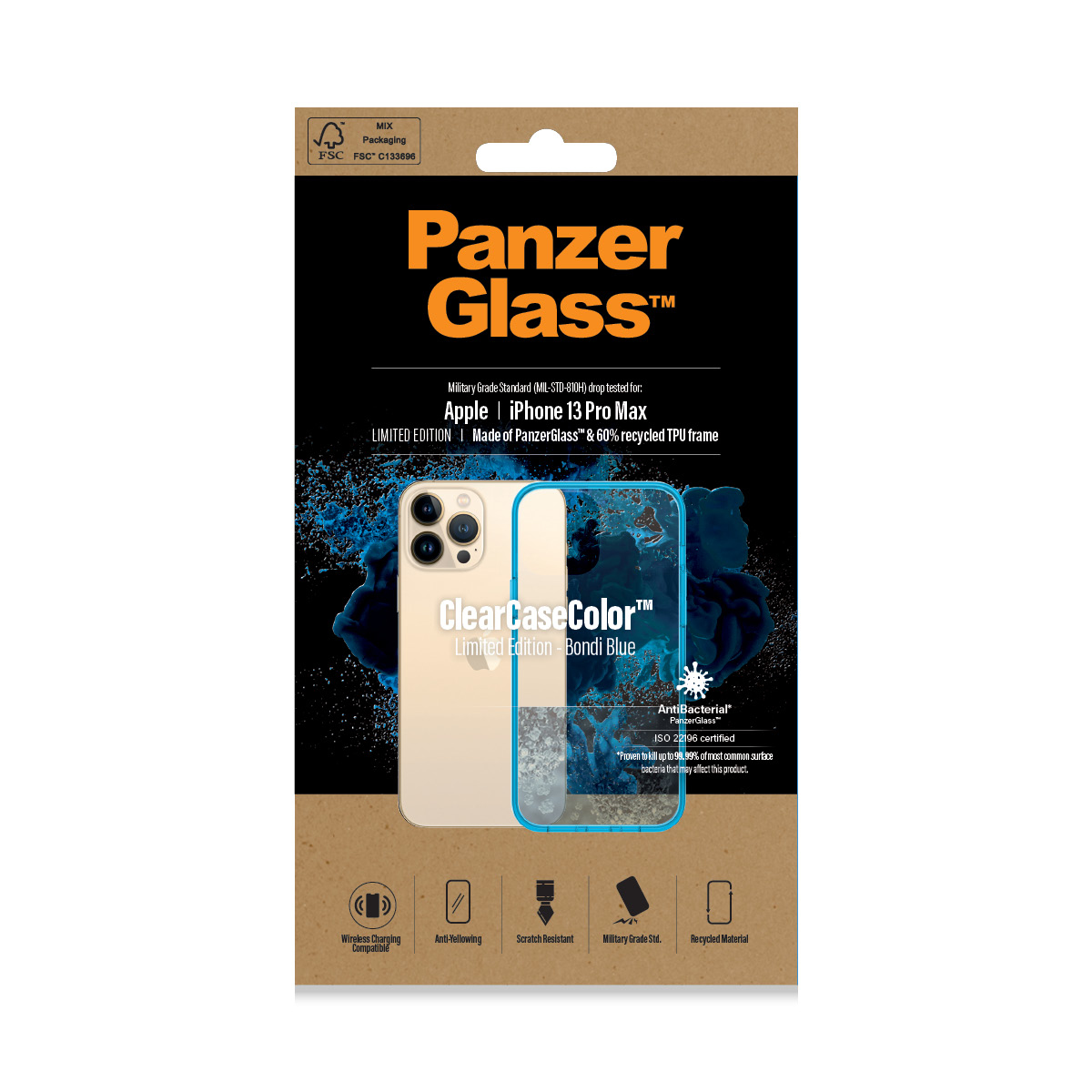 PanzerGlass ® ClearCaseColor™ iPhone 13 Pro Max - Bondie Blue – image 2