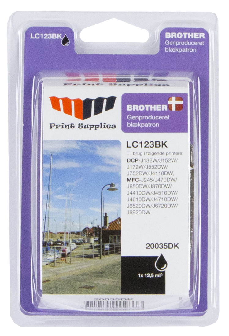 MM Black Inkjet Cartridge (LC123BK)