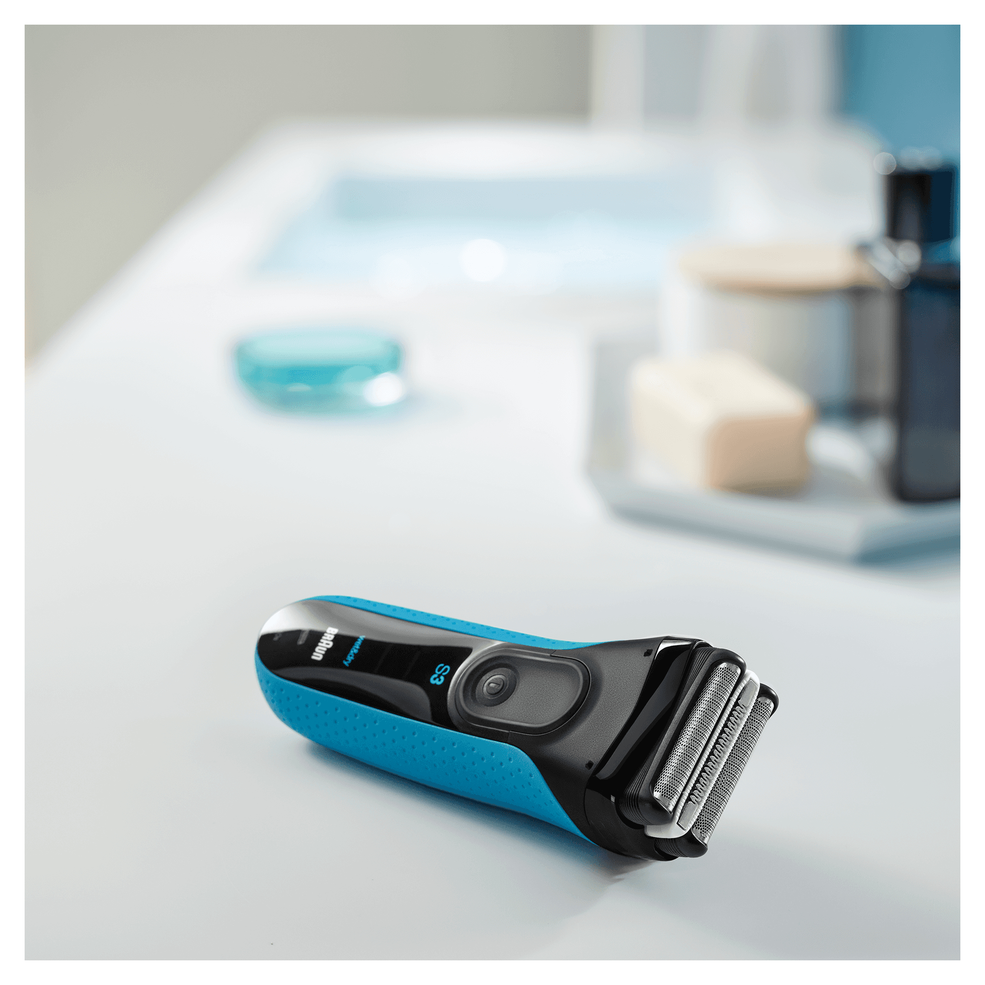 Braun 81645093 men's shaver Foil shaver Trimmer Black, Blue – image 4