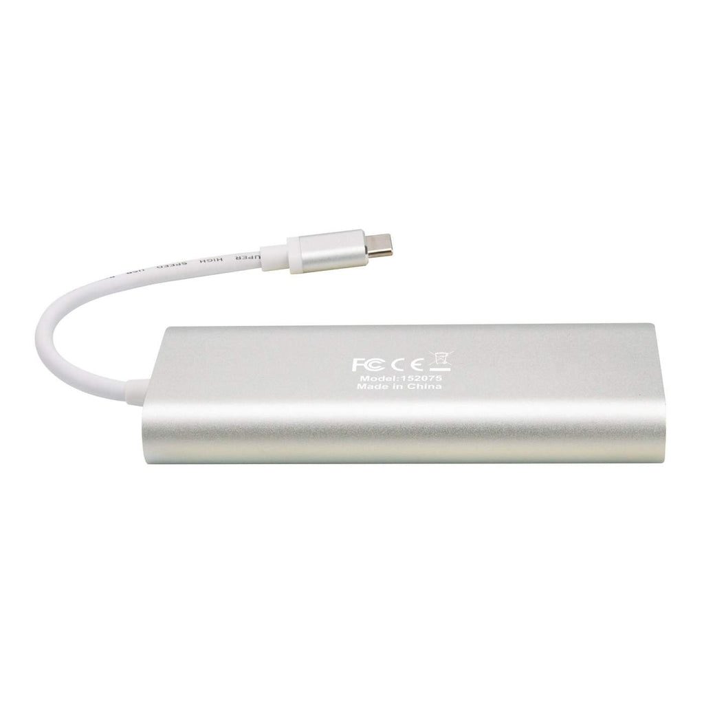 Manhattan USB-C Dock/Hub with Card Reader, Ports (x5): Ethernet, HDMI, USB-A (x2) and USB-C, With Power Delivery (60W) to USB-C Port (Note additional USB-C wall – image 4