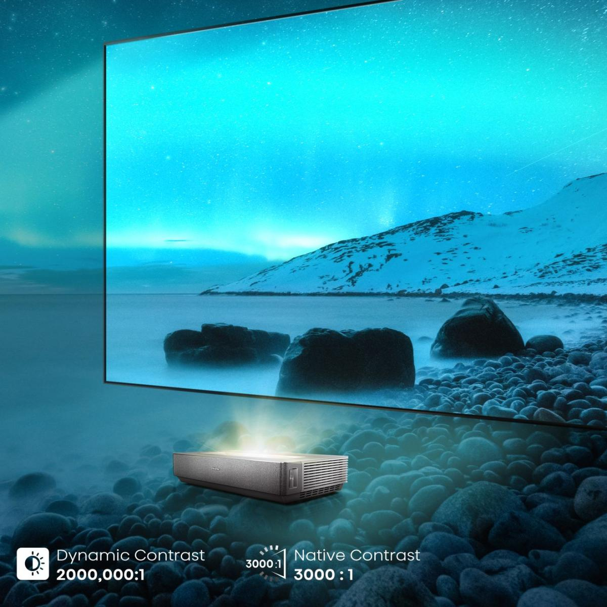 Hisense 120L5ND projection TV Ultra short throw projector 2700 ANSI lumens DLP UHD 4K (3840x2160) Black, Silver 3D – image 9