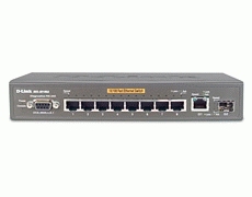 D-Link DES-3010GA, managed 8-Port 10/100 Switch + 1 Gigabit Port + 1 SFP Slot – image 2