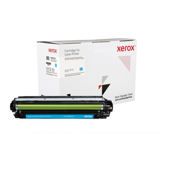 Xerox Cyan Standard Yield Everyday Toner, replacement for HP CE341A, CE271A, CE741A