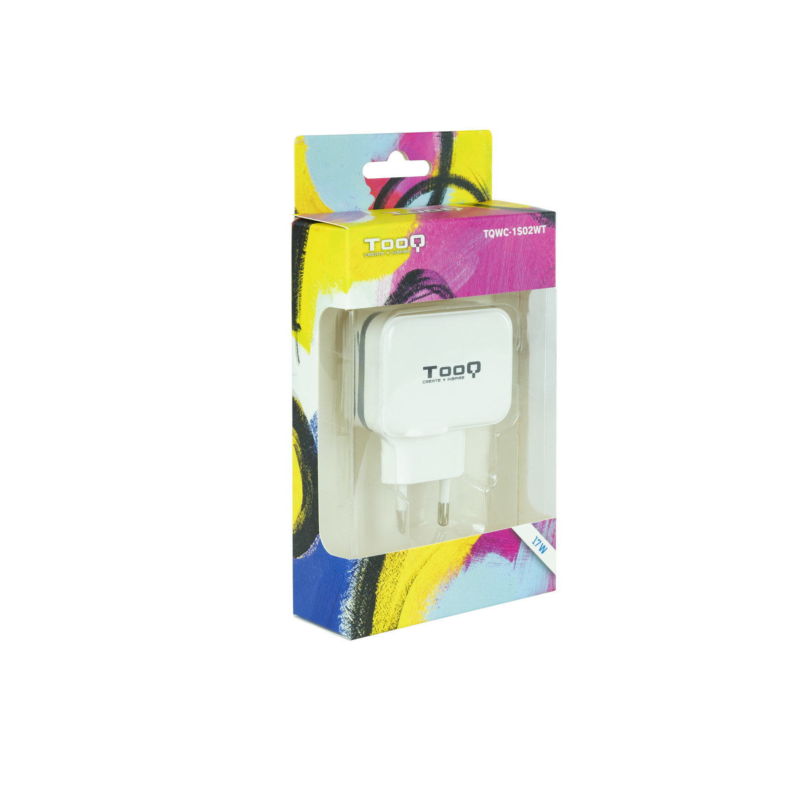 TooQ TQWC-1S02WT mobile device charger GPS, MP3, MP4, Mobile phone, Portable gaming console, Smartphone, Tablet White AC Indoor – image 3