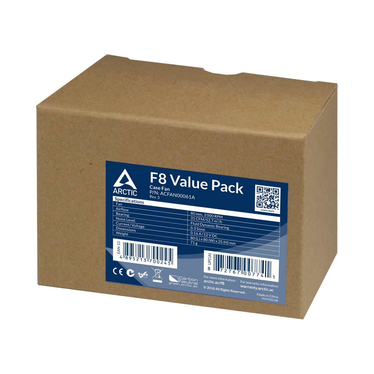 ARCTIC F8 - 80 mm Standard Case Fan – image 7