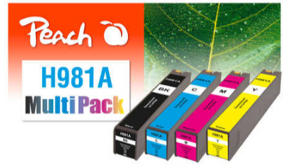 Peach 320015 ink cartridge Compatible Black, Cyan, Magenta, Yellow
