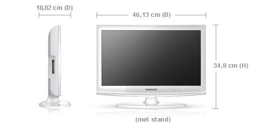 Samsung LE19C451 48.3 cm (19") HD White – image 7