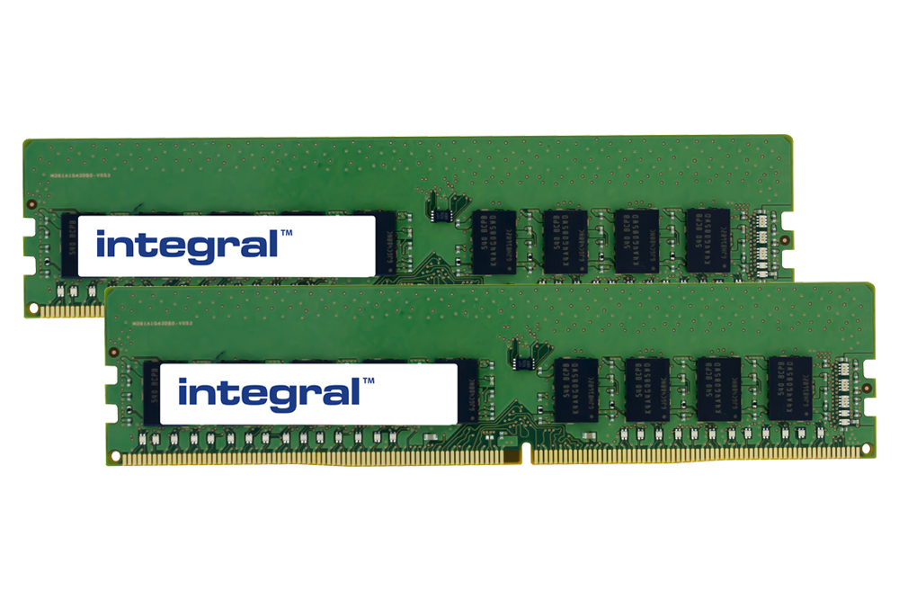 Integral 32GB (2X16GB) PC RAM MODULE KIT DDR4 2666MHz DIMM EQV. TO 2YX51AV FOR HP/COMPAQ