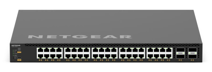 NETGEAR XSM4344C Managed L3 10G Ethernet (100/1000/10000) Power over (PoE) 1U Black XSM4344C-TAANES