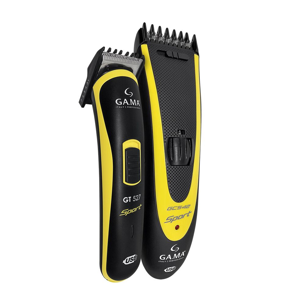 GA.MA GC547 hair trimmers/clipper Black, Yellow 5 – image 1