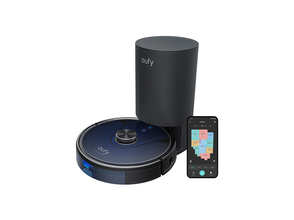 Eufy Clean L35 Hybrid+ aspirapolvere robot 3,2 L Sacchetto per la polvere Nero