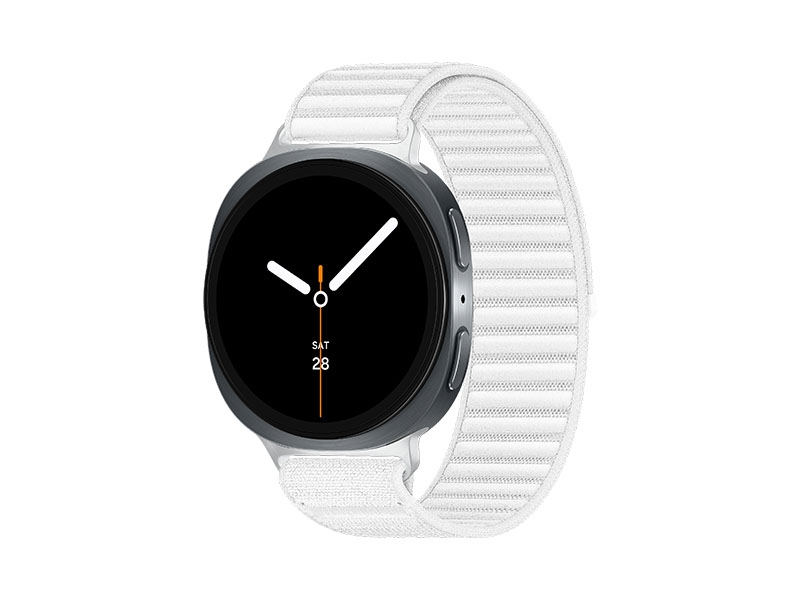 Samsung Galaxy Watch 8, Bluetooth, 44mm, Sport Band, Graphite, S/M + Fabric Band, White, M/L – image 1