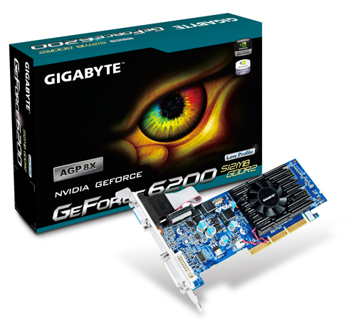 GIGABYTE GV-N62-512L graphics card NVIDIA GeForce 6200