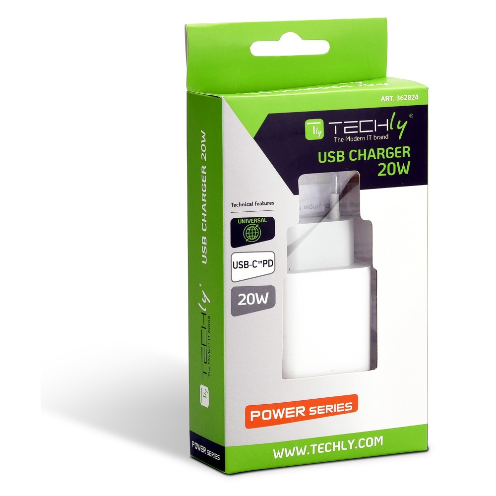 Techly USB-C Wall Charger – image 2