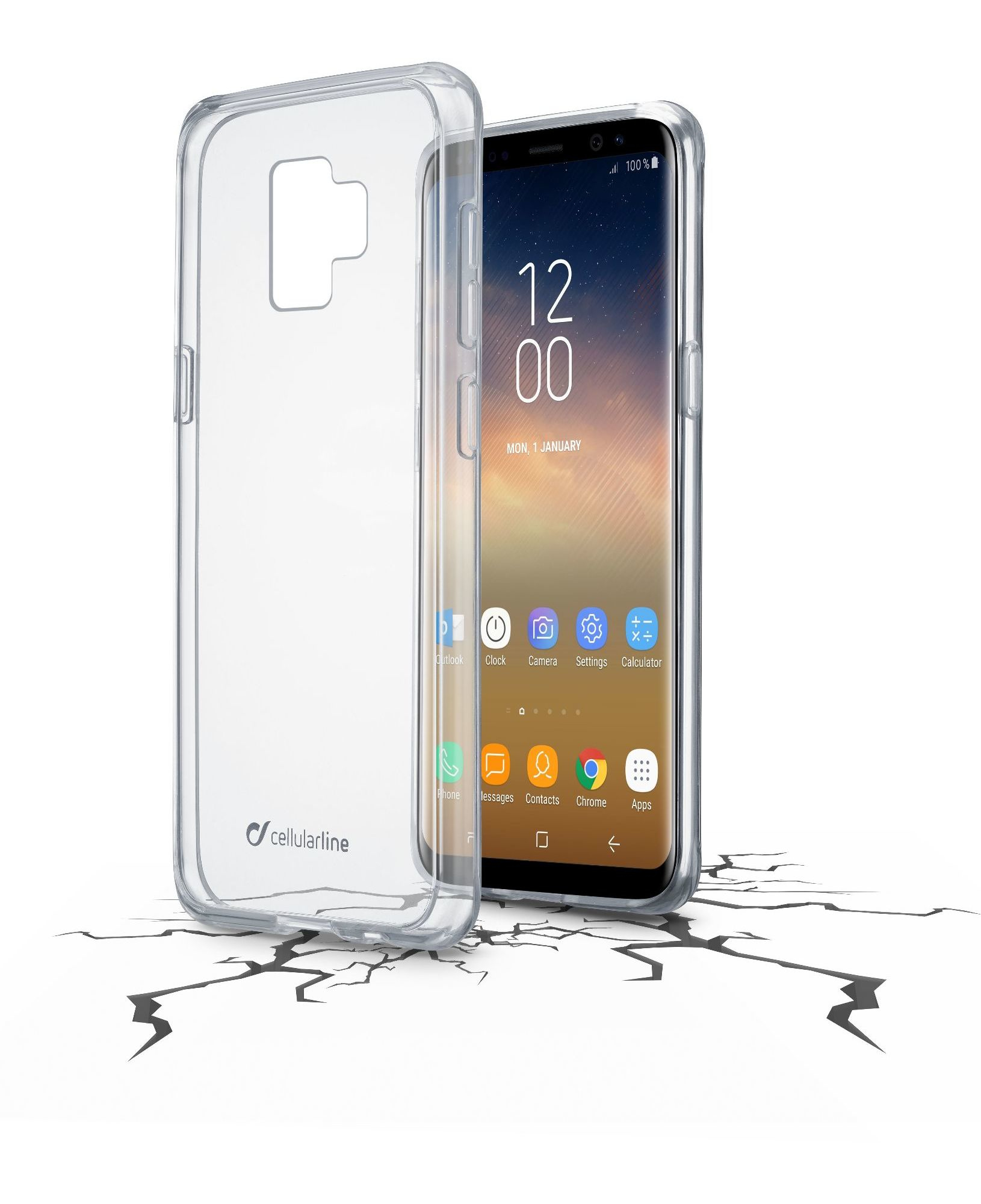Cellularline Clear Duo - Galaxy S9+