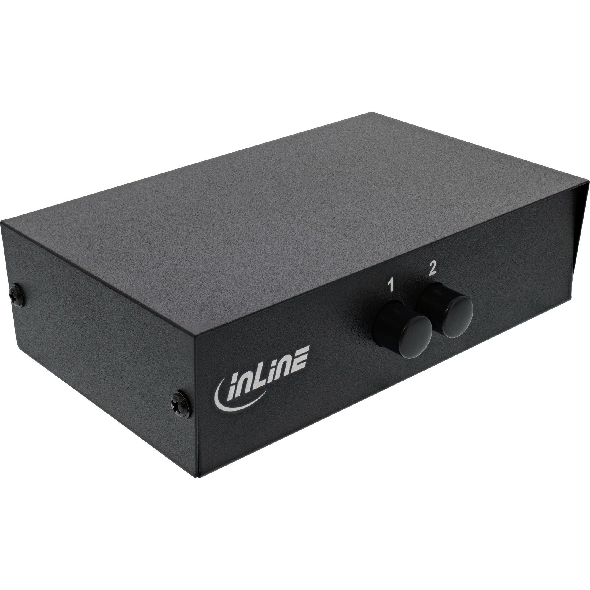InLine AV Switch manual 2-port, 3x RCA IN/OUT – image 1