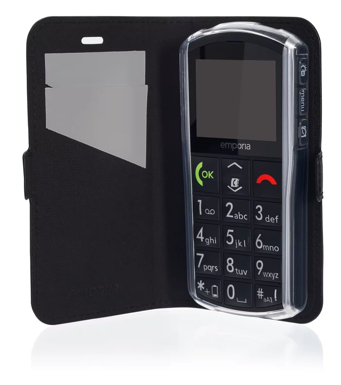Emporia LTB-NAP-V25-B mobile phone case Wallet case Black