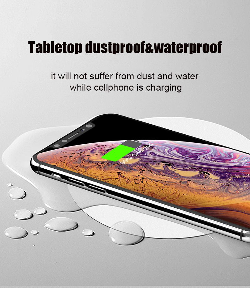 Vivolink VLQICHR mobile device charger Mobile phone Black Wireless charging Fast charging Indoor – image 4