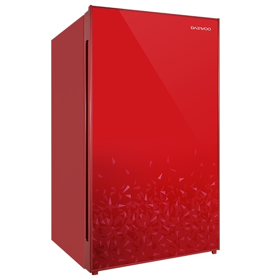 Daewoo FR-15D combi-fridge Freestanding Red – image 4