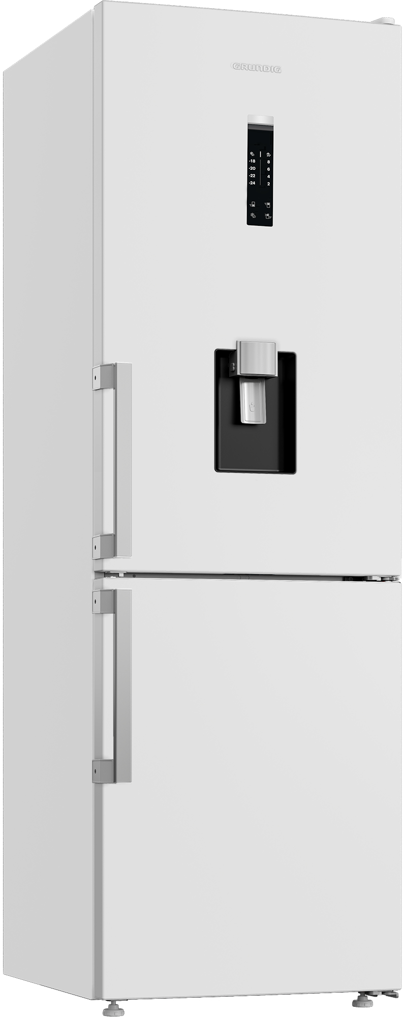 Grundig GR33KN4686DVW AeroFresh Combi Fridge Freezer with VitaminZone crisper and Water Dispenser – image 2