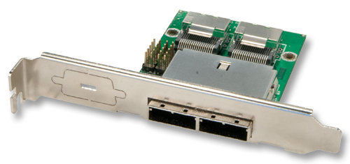 Lindy MiniSAS adapter 2 x SFF8088