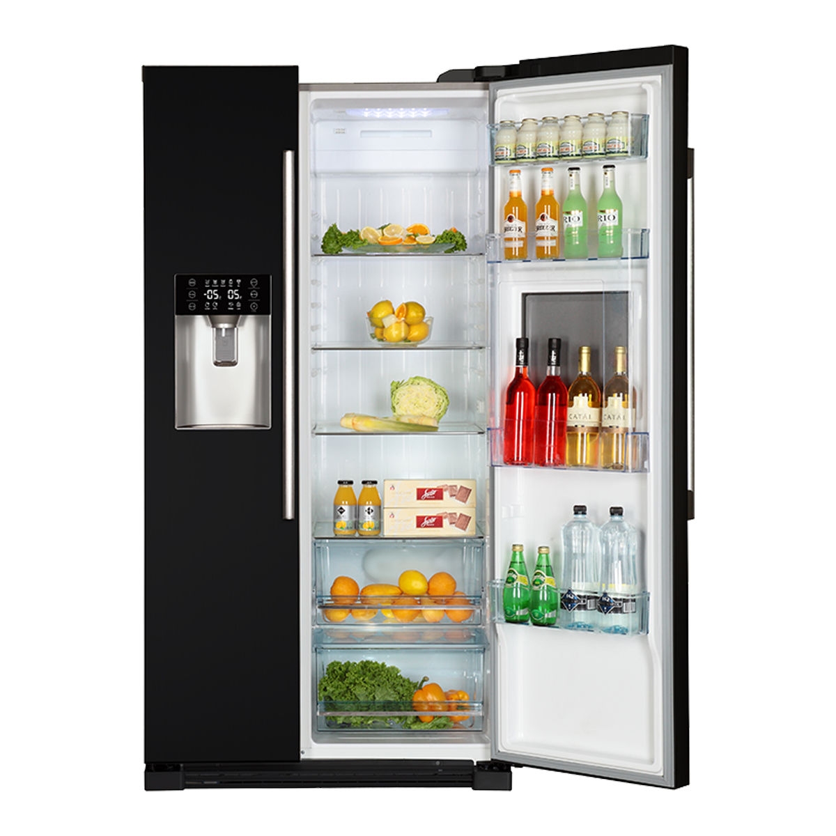 Haier HRF-628AN6 side-by-side refrigerator Freestanding – image 2