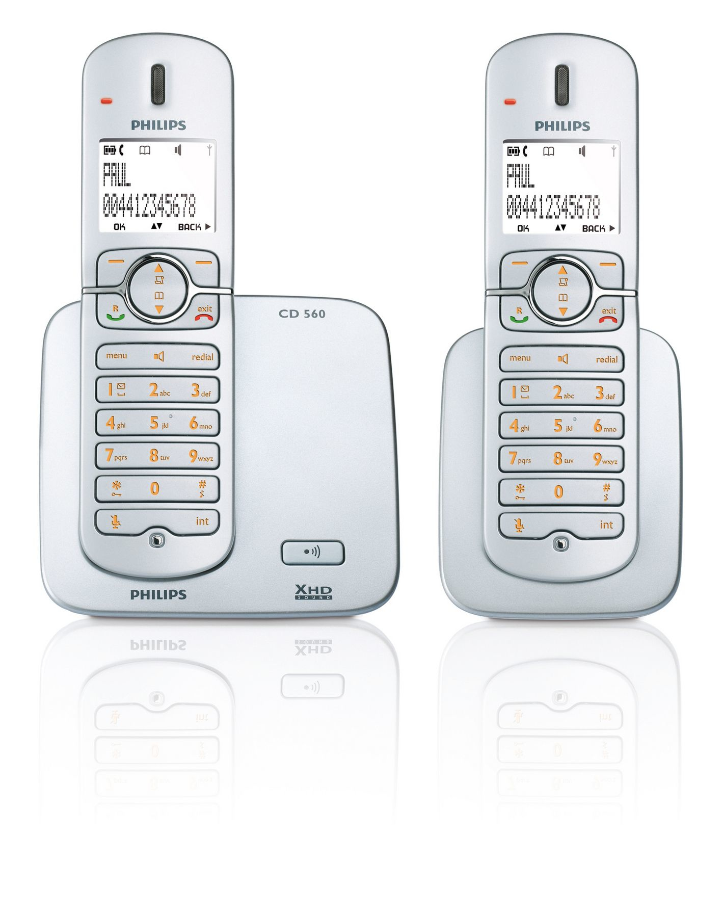 Philips Perfect sound CD5602S/38 telephone DECT telephone Caller ID White