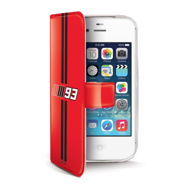 Nilox NXMM93AI4R mobile phone case Folio Red