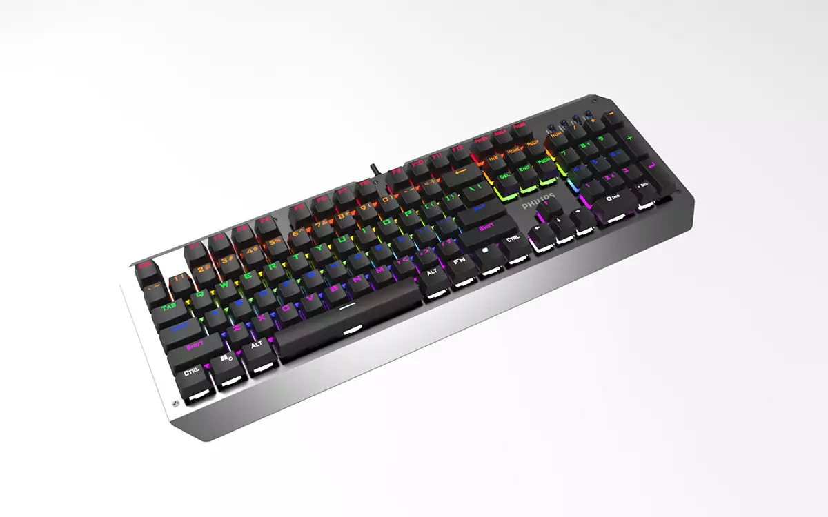 Philips G400 Series SPK8413SM/93 keyboard Gaming USB QWERTY Black – image 3