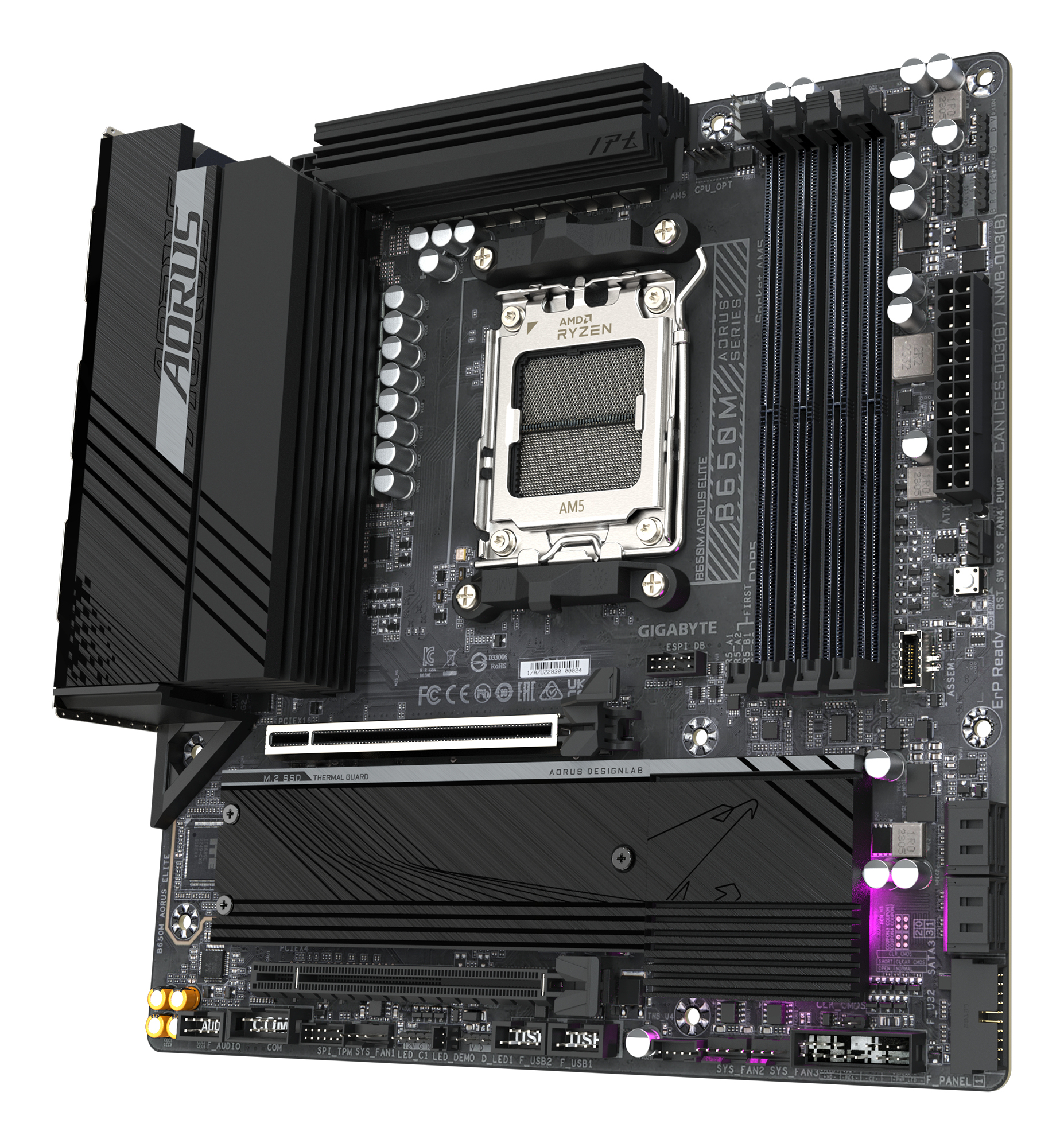 GIGABYTE B650M AORUS ELITE (Rev. 1.3) – image 3